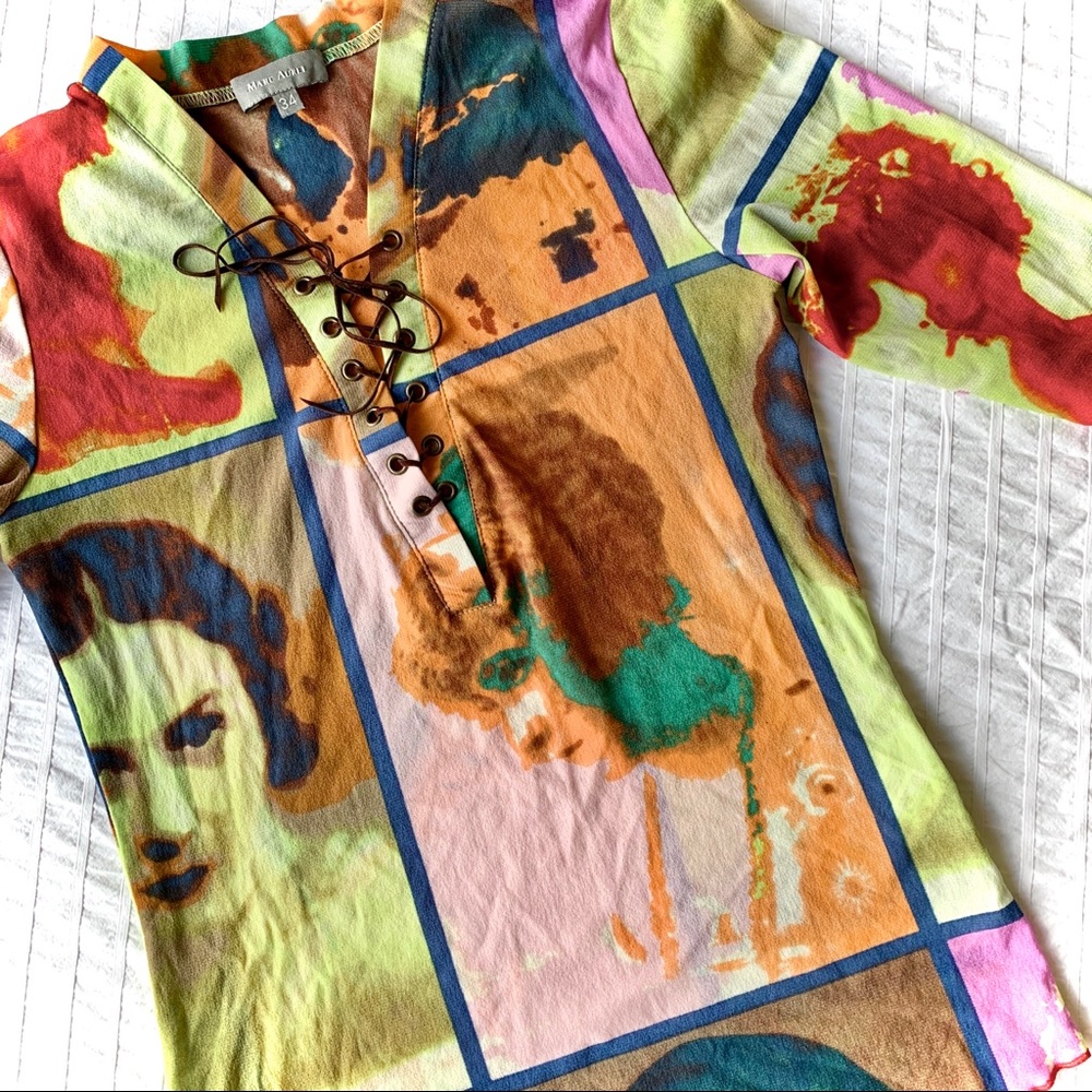 3 for $30 Marc Aurel 3/4 Sleeve Graphic Top